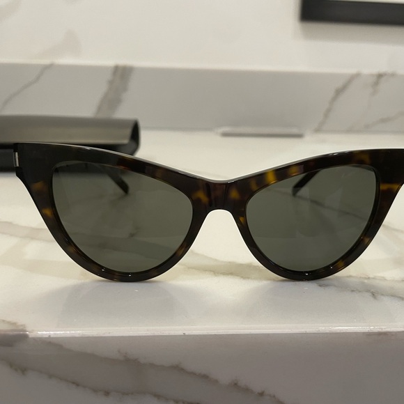 Gently used Saint Laurent Sunglasses in Tortoise - Picture 1 of 3
